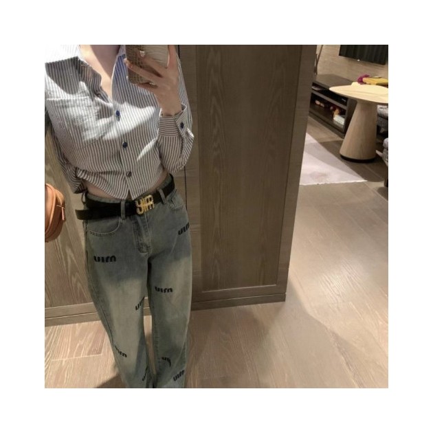 MIUMIU 미우미우 청바지 벨트포함