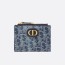DIOR 디올 30 Montaigne 몽테인 달리아 지갑 데님 S2197