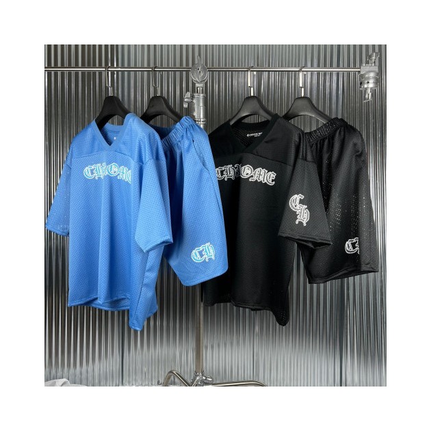 CHROME HEARTS 크롬하츠 매쉬 반팔 & 하프팬츠