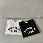 MIUMIU 미우미우 체인자수 티셔츠