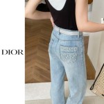 DIOR 디올 로그 연청바지