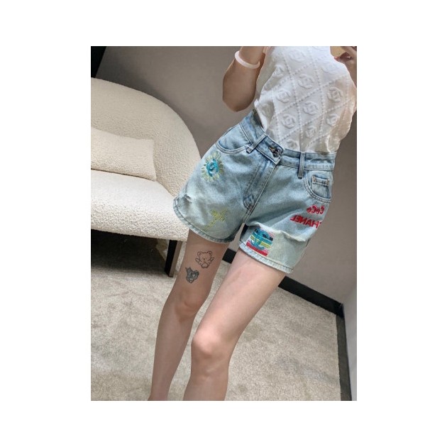 CHANEL 샤넬 코코 핫팬츠