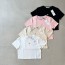 MAISON KITSUNE 메종키츠네 베이비 폭스패치 베이비 반팔티
