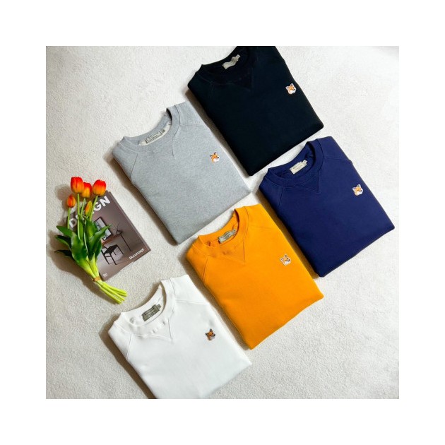 MAISON KITSUNE 메종키츠네 폭스패치 맨투맨