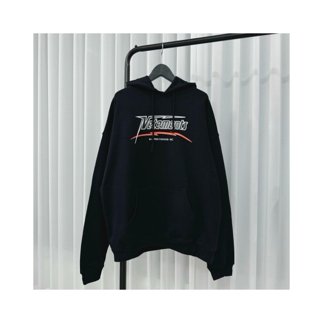 VETEMENTS 베트멍 하이스피드 그래픽 로고 후디