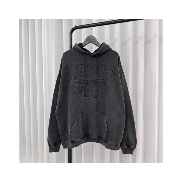 VETEMENTS 베트멍 XXXL 엠브로이드 자수 후디