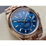 ROLEX 로렉스 스카이드웰러 청판 다이얼 로즈골드 금통 쥬빌레 42mm