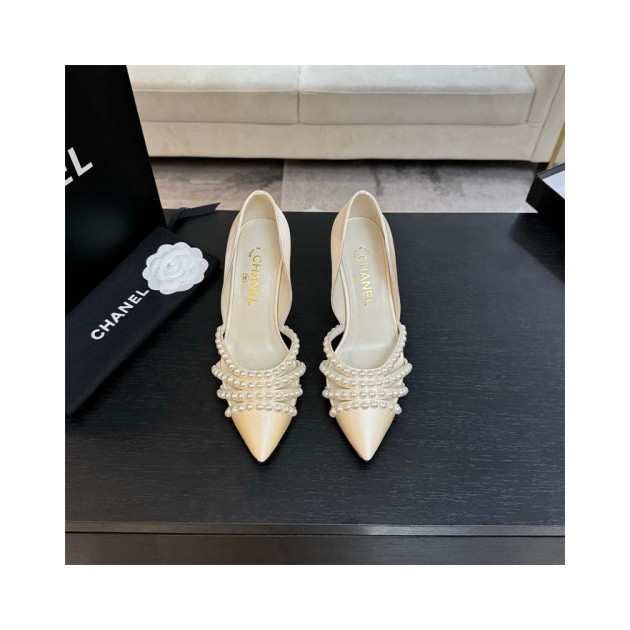 CHANEL 샤넬 여성용 힐 (굽높이8.5CM) C84456 2COLOR