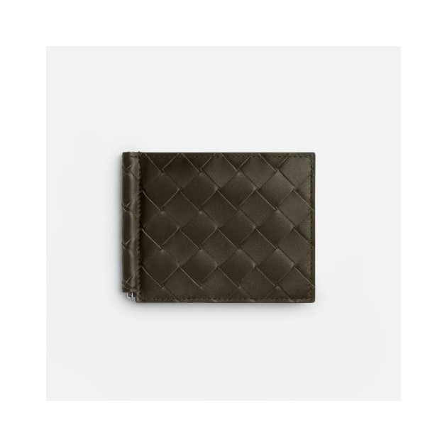 BOTTEGA VENETA 보테가베네타 인트레치아토 머니클립 반지갑 749404