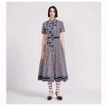 DIOR 디올 체크 원피스 벨트포함