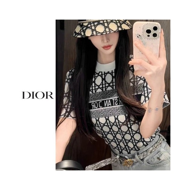 DIOR 디올 크리스 라운드니트 2COLOR