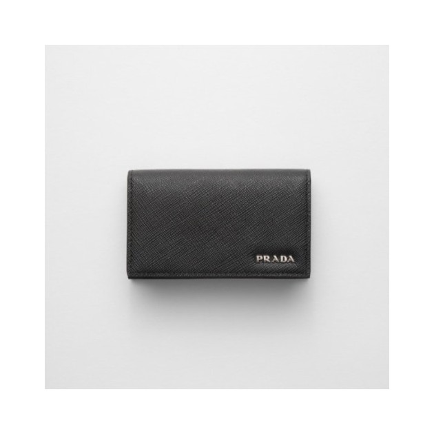 PRADA 프라다 사피아노 가죽 카드 홀더 1MC122