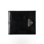 PRADA 프라다 삼각 메탈 로고 플랩 가죽 지갑 2M0513