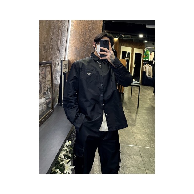 PRADA 프라다 리나일론 셔츠 자켓