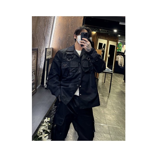 PRADA 프라다 멀티 포켓 셔츠 자켓