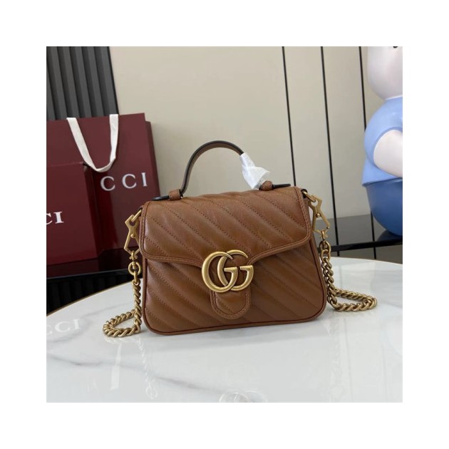 GUCCI 구찌 GG 마몽 미니 탑 핸들백 547260