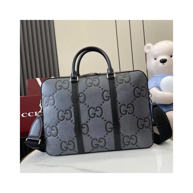 GUCCI 구찌 GG 엠보스 서류 가방 658573