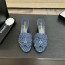 CHANEL 샤넬 여성용 슬리퍼 (굽높이7CM) C63786