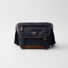 PRADA 프라다 미디엄 리나일론 가죽 숄더백 2VD066
