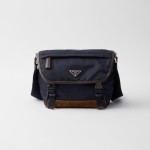 PRADA 프라다 미디엄 리나일론 가죽 숄더백 2VD066