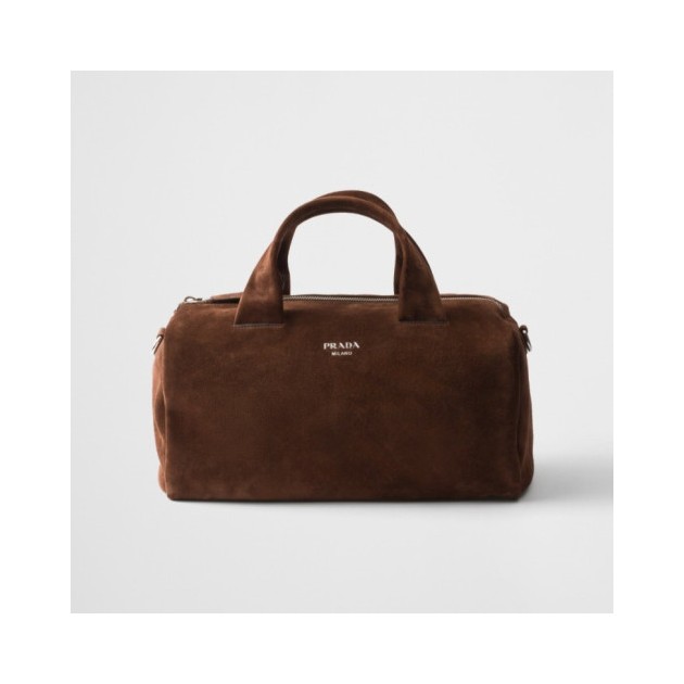 PRADA 프라다 스웨이드 더플백 2VC046