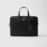 PRADA 프라다 리나일론 사피아노 가죽 브리프케이스 2VE005
