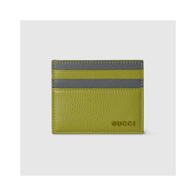 GUCCI 구찌 로고 바이컬러 카드 케이스 817043