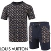 LOUIS VUITTON 루이비통 LV 나염 반팔 & 반바지 셋트
