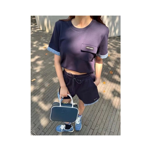 MIUMIU 미우미우 반바지 반팔 셋트