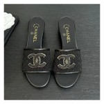 CHANEL 샤넬 여성용 슬리퍼 (굽높이6CM) C63786 2COLOR