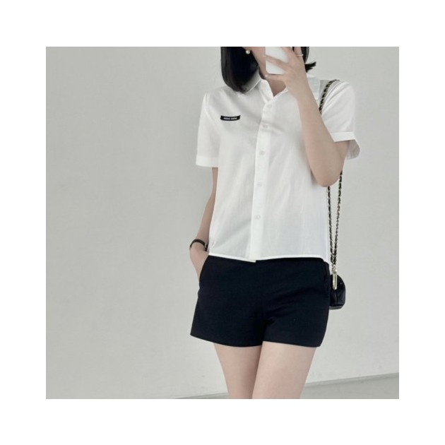 MIUMIU 미우미우 하프 셔츠
