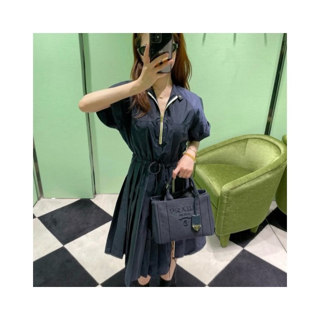 PRADA 프라다 린넨 토트백 1BA038