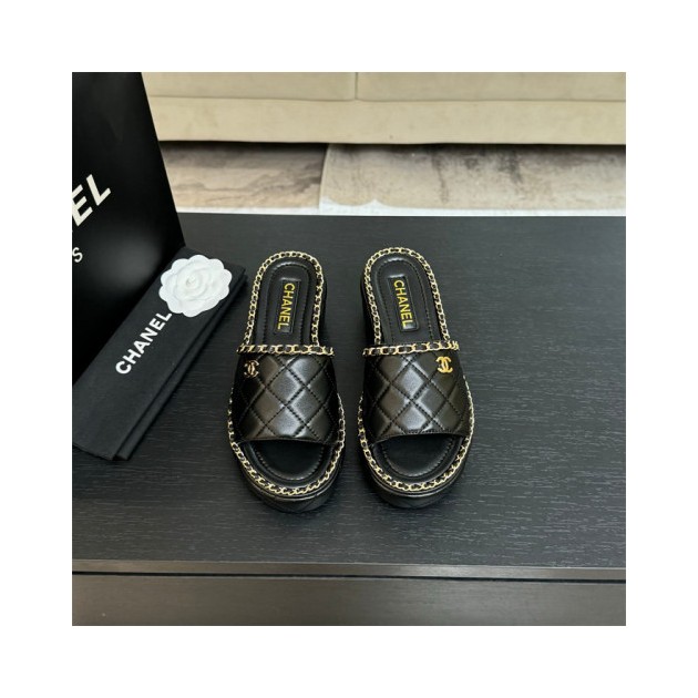 CHANEL 샤넬 여성용 슬리퍼 C84456 2COLOR