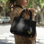 PRADA 프라다 린넨 토트백 1BA038