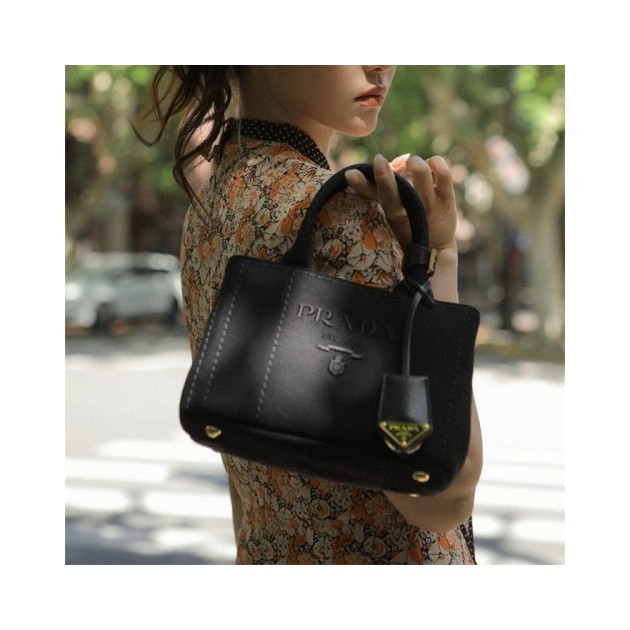 PRADA 프라다 린넨 토트백 1BA038