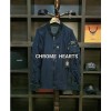 CHROME HEARTS 크롬하츠 크로스 카라 메탈스터드 윈드 바람막이