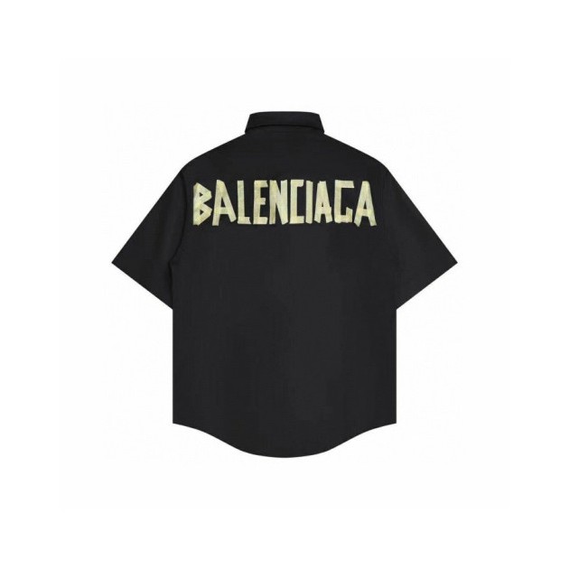 BALENCIAGA 발렌시아가 테이프 타입 반팔 셔츠