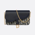 DIOR 디올 미디엄 체인 파우치 S5907