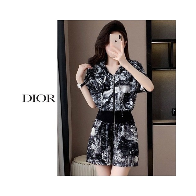 DIOR 디올 레인 후드 팬츠세트