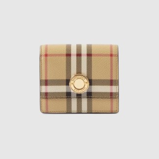BURBERRY 버버리 스몰 체크 반지갑 80704171