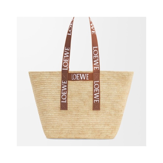 LOEWE 로에베 폴드 쇼퍼백 라피아