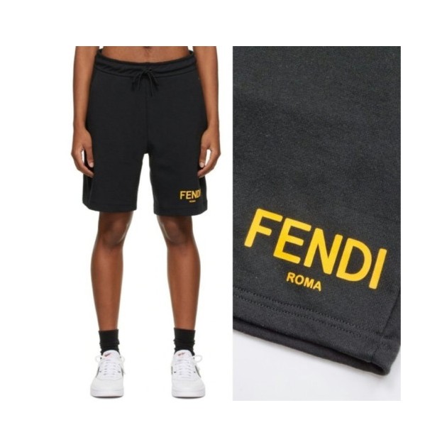 FENDI 펜디 로고 쭈리반바지