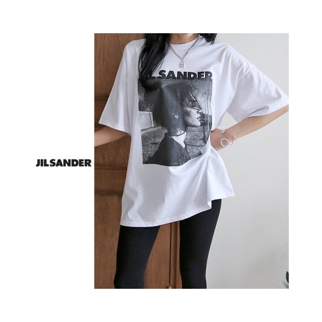 JIL SANDER 질샌더 가우스 흑염티 2COLOR