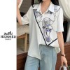 HERMES 에르메스 실키나염 셔츠 2COLOR
