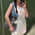 PRADA 프라다 크로셰 토트백 1BG393