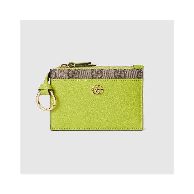 GUCCI 구찌 GG 마몽 지퍼 카드 지갑 837966