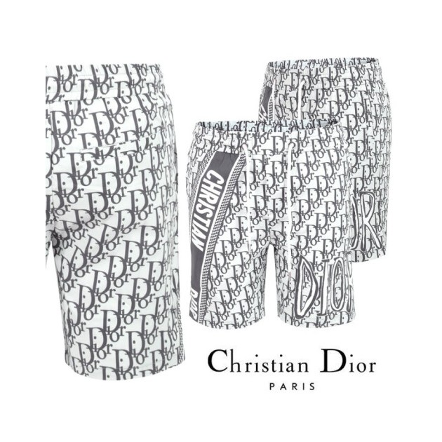 DIOR 디올 레터링 오블리크 스윔 팬츠