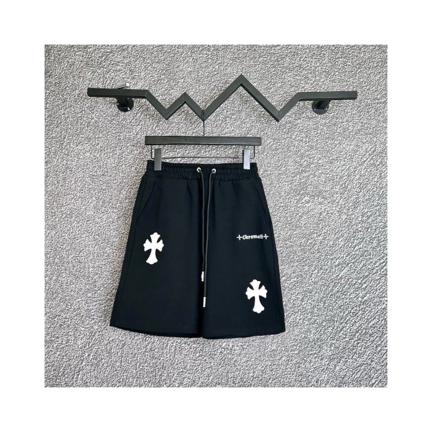 CHROME HEARTS 크롬하츠 십자 하프 팬츠