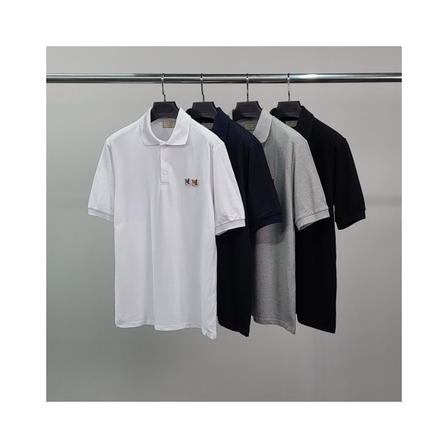 MAISON KITSUNE 메종키츠네 더블폭스 PK 반팔 카라티