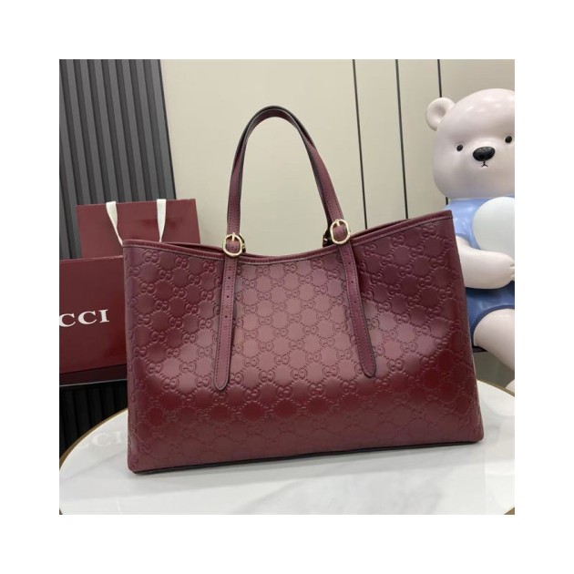 GUCCI 구찌 GG 엠블럼 라지 토트백 815213 3COLOR